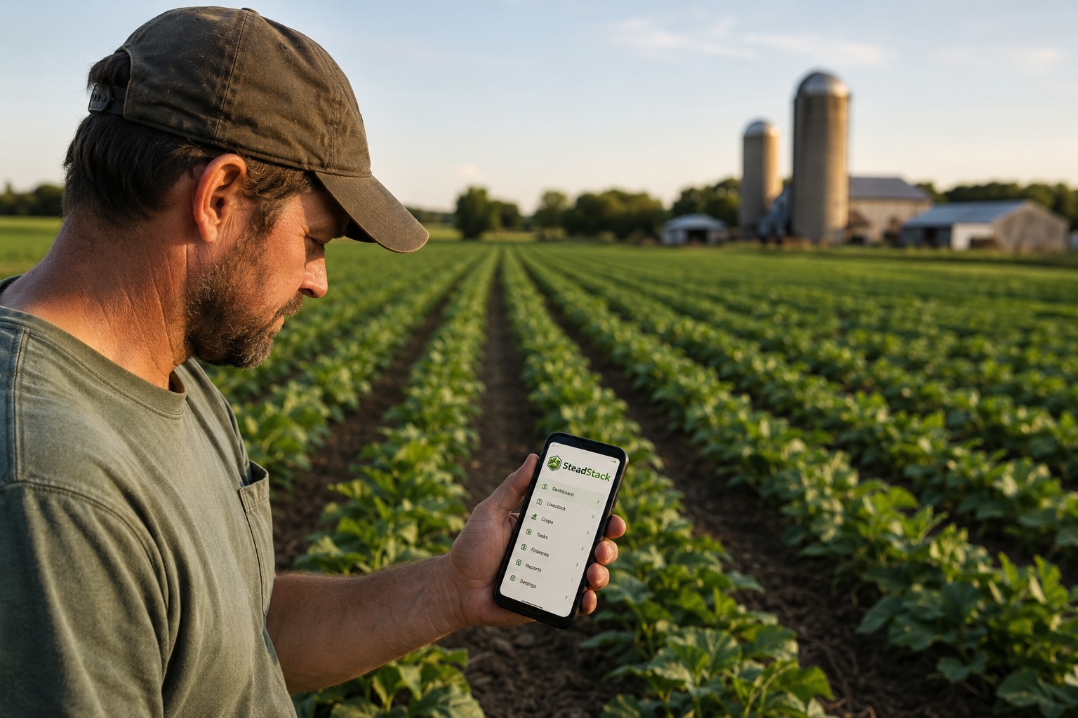 Rancher using SteadStack in the field